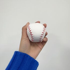 Factory Price Catnip and Silver Vine Canvas Cat Toy Ball ,Factory Baseball Interactive Cat Toys,OEM is Welcomed