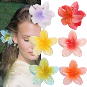 Épingle à Cheveux Chinoise Ornement Fleur Et Papillon - Alliage Avec Perles Et Pompons - Neuf Avec Étiquettes