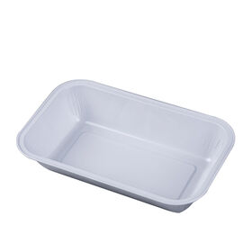 Caja de Almuerzo Desechable de Papel de Aluminio para Aerolíneas, 170*102mm 360ml, con Logotipo Personalizable y Tapa Sellada