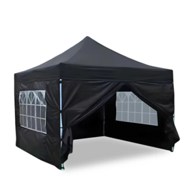 Trade Show Pop up Canopy Tent Instant Folding Canopy Shelter with Elegant Church Window Outdoor