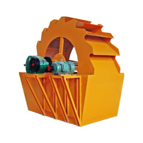 Hot sell bucket wheel type river sand washer for concrete batching plant.