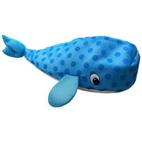Grande Peluche Baleine Bleue Douce, Tissu en Maille Respirant, Jouet Animal Marin Rempli de Particules de Mousse, Baleine en Peluche pour Décorations Intérieures - Vente en gros