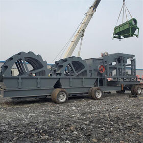 Gravel washing equipment complete wheel sand washing machine spot and sand washing machine for mining.