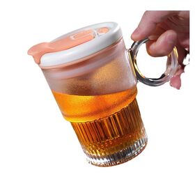Neuer vollautomatischer Glas-Rührbecher, Aufladung mit langer Lebensdauer, elektrischer Rührbecher für direktes Trinken, Kaffeebecher, Shaker-Becher, Selbstumrühren