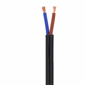 Hot Sell Black 2 Core 1.5mm 2.5mm House Wiring Electrical Cable PVC Flexible Copper Power Cable H05VV-F House Wire
