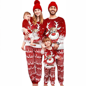 Pyjama Familial De Noël - Ensembles Coordonnés Chauds Et Festifs Pour Toute La Famille