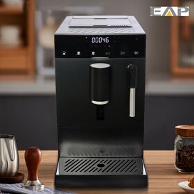 ماكينة قهوة إسبريسو وكابتشينو أوتوماتيكية بالكامل بشاشة LCD تعمل باللمس للمكاتب والمنازل مع صانع رغوة الحليب - بيع بالجملة