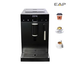 High Quality Temperature Adjust One Touch LCD Display Espresso Cappuccino Full Automatic Coffee Machine Maker with Milk Froth