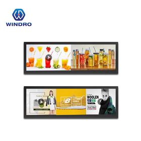 Wholesale, 43" LCD Advertising Player Linux System 4K Resolution Digital Signage with Tempered Glass Automation Display for Bus