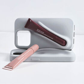 Case ponsel warna pink untuk iPhone 16 Pro, laris manis! Cocok untuk membawa lip gloss dan lipstik ke mana saja.