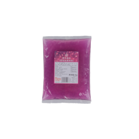 Großhandel Tee Boba Lieferant 1kg Traubengeschmack Kristall Boba Perlen für Boba Tee Geschäft