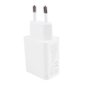 Carregador Rápido de Celular 36W Portas Duplas USB-A Tipo C, Plugue de Alimentação Mais Rápido e Seguro, Adaptadores AC DC, Carregador de Parede Ecológico