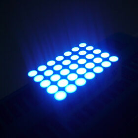 0.7"/1.9mm 5 x 7 Ultra Bright blue Dot-matrix LED Display, Widely Used for Lift Position Indicators