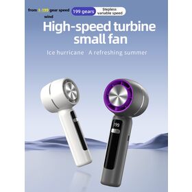 Nouveau Design Ventilateur portable USB haute vitesse avec grande batterie rechargeable 3000 mAh