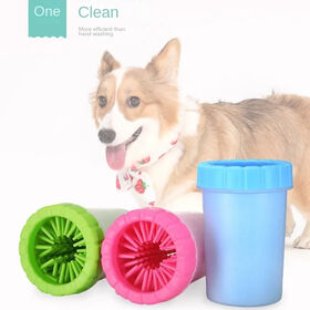 Nettoyeur à Pattes Pour Chien Avec Poignée - Pour Races Moyennes Et Petites, Retire La Boue Facilement