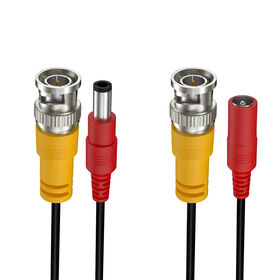 Câble Vidéo BNC + Alimentation DC 2-en-1 pour Caméra de Surveillance Câble Vidéo BNC + Alimentation DC 2-en-1 pour Caméra de Surveillance