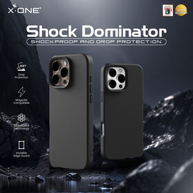 X.One Shock Dominator Magnetic Case for i Phone 16 Pro Max/16 Pro/16 Plus/16/15 Series (Black/Pink/Purple)