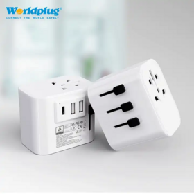 Worldplug Bestseller geerdeter PD 15,5 W Schnelllader Netzteil Wandladegerät Universal Reiseadapter Fabrikpreis Erdung