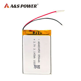 Lithium-Polymer-Batterie 3.7V 850mAh für Unterhaltung elektronik produkte OEM Fabrik 483450