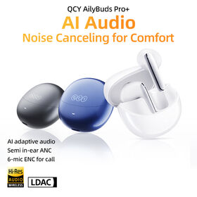 Usine ODM Écouteurs AilyBuds ANC sans fil Audio Hi-Res avec LDAC Bluetooth 5.3 Écouteurs 6 Micros AI HD Appel Multipoint qcy