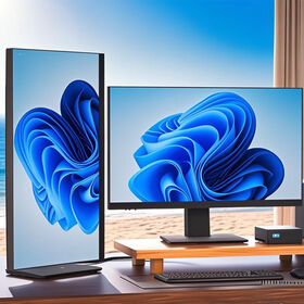 Factory Wholesale 24 27 Inch Black AIO Touchscreen PC I3 I7 I9 Core to 12 Gen for Home Office School