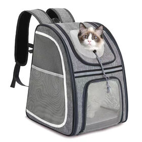 Outdoor Cat bag ,portable breathable Pet backpack ,foldable large capacity pet carrier backpack for travel
