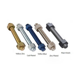 Fabrication OEM de Goujons et Écrous en Acier Inoxydable et Grade SA193 B7 Entièrement Filetés