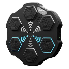 Music Boxing Machine with Gloves,Smart Electronic Boxing Machine with LED Display,Electronic Focus Agility Training Digital Boxing