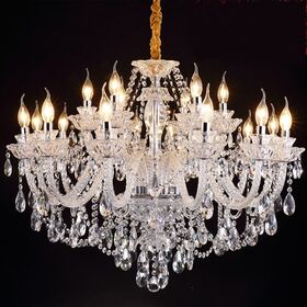 European Crystal Chandelier Living Room Lamp Dining Room Bedroom Home Lighting Luxury Atmosphere Villa Hall Chandelier for PD-003