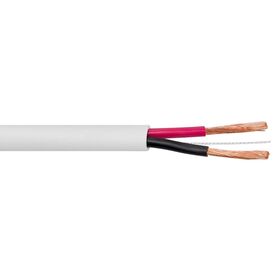 2-adriges Audiokabel 99,9% OFC PVC LSZH Mantel Niederspannungs-High-End-Audio-Innenraum-Lautsprecherkabel Runde Drähte für die Wandmontage