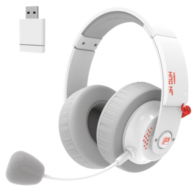 JINDUN M18BT Headset Gaming Over-Ear Suara Terbaik dengan Kotak Kontrol, Multi-platform, Headband Nyaman untuk PC PS5 NB