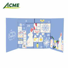 Wholesale Luxury Large Easter Gift Box Tailor-made Calendar Advent Boxes For Kids