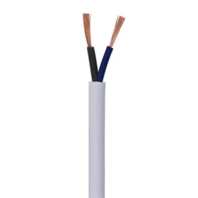 100m 0.5mm-1.5mm PVC Insulated Oxygen-Free Copper 2 Core Electrical Cable with Superior Flexibility for Home Application