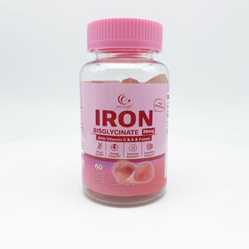 OEM duozi Halal Supplement Vegan Customist Private Logo Iron Supplement Support Energy Iron Gummy Sweet Candy Chewable
