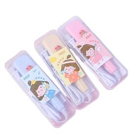 Hot Selling Cartoon Pattern Hair Dryer Curling Iron Portable Hair Straightener
