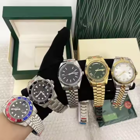 Jam Tangan Mewah Super Clone, Jam Tangan Merek untuk Rolex, Jam Tangan Desainer, Jam Tangan Mekanik Otomatis Clean Factory untuk Pria