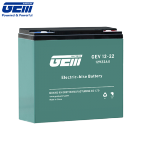 Batterie GEM 12V 20Ah Rechargeable Sans Entretien pour Vélo Électrique, Autolaveuse/Scooter Électrique