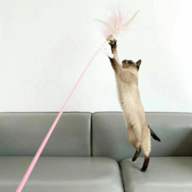 Juguete para Gatos con Plumas Ondulantes - Atractivo para Gatos al por Mayor