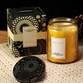 Handmade creative relief scented candle advanced gift Birthday gift with high appearance level decorative gift pieces
