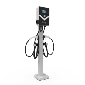 Commercial 22kW AC EV Charger with Type 2 Connector, OCPP 1.6 Compliance, and IP66 Weatherproof Enclosure