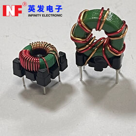 Bobines de filtre EMI à double inductance à noyau compensé T953-100μH - Inductances de mode commun pour la suppression du bruit