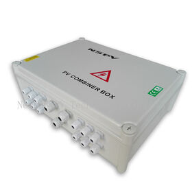 NSPV IP67 PV DC Combiner Box 2-4strings combiner boxes Exit DC output cables PG25/IP67/10-14mm