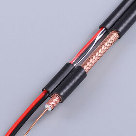 Whotesale RG59 Siamese CABLE for cctv camera WITH power CE ROHS