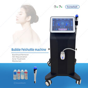 Bowket Electric Blackhead Remover Dermabrasion Bubble Pen Machine Deep Cleaning Jet Peel Facial Bubble Pen Machine