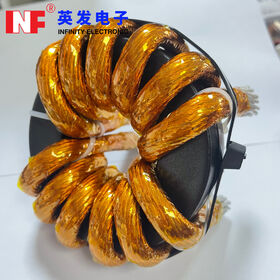 T10050-1.8 250A خانق الوضع المشترك للتيار الفائق، قلب إطار مُعوَّض للتيار، مكون إلكتروني، محث نوى مرشح EMI