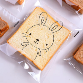 Prix d'usine idéal Sacs de conservation refermables en plastique transparent avec logo personnalisé pour pain artisanal et miches, sucre et fruits