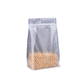 Hochwertige, kundenspezifische, klare, gefrostete Ziplock-Beutel, Kunststoff-Reißverschlussverpackung, 3-seitig versiegelte, transparente Ziplock-Beutel