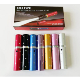 Wholesale female self-defense multi-functional flashlight key chain straight charge fashion outdoor tactical flashlight