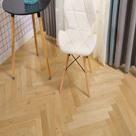 Natural oak herringbone wood flooring OEM design oak wood flooring European oak wood flooring