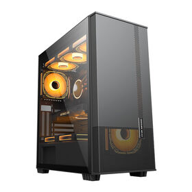 Großhandel Custom Computer Gehäuse & Tower Desktop Gamer Big PC Case Tempered Glass Kompatibel mit EATX Motherboard Case PC